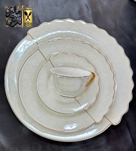 [03001024] طقم سفرة 60 قطعة مروحة S.L