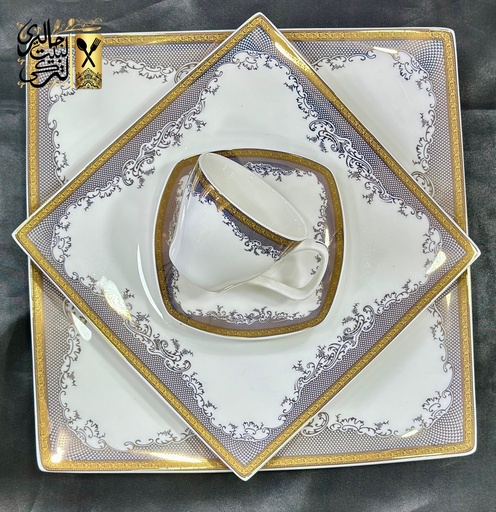 [03001035] طقم سفرة 62 قطعة مربع DEEB